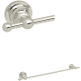 Rohl San Giovanni 18" Towel Bar Polished Nickel