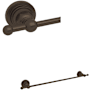 Rohl San Giovanni 18" Towel Bar Tuscan Brass (Living Finish)