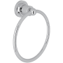 Rohl Campo 6" Wall Mounted Towel Ring Polished Chrome