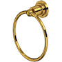 Rohl Campo 6" Wall Mounted Towel Ring Unlacquered Brass (Living Finish)