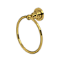 Rohl San Giovanni 6" Wall Mounted Towel Ring Unlacquered Brass