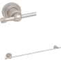 Rohl Campo 24" Towel Bar Satin Nickel