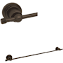 Rohl Campo 24" Towel Bar Tuscan Brass (Living Finish)