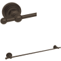 Rohl San Giovanni 24" Towel Bar Tuscan Brass