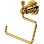 Rohl Campo Wall Mounted Euro Toilet Paper Holder Unlacquered Brass (Living Finish)
