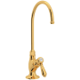 Rohl San Julio 0.5 GPM Cold Water Dispenser Faucet Italian Brass