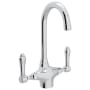 Rohl San Julio 1.5 GPM Single Hole Bar Faucet Polished Chrome
