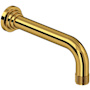 Rohl Campo 7" Tub Spout Unlacquered Brass (Living Finish)