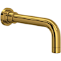 Rohl Lombardia 7" Tub Spout Unlacquered Brass (Living Finish)