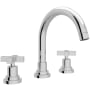 Rohl Lombardia 1.2 GPM Widespread Bathroom Faucet with Pop-Up Drain Assembly Polished Chrome