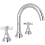 Rohl San Giovanni 1.2 GPM Widespread Bathroom Faucet with Pop-Up Drain Assembly Polished Chrome