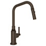 Rohl Campo 1.8 GPM Single Hole Pull Down Kitchen Faucet Tuscan Brass (Living Finish)