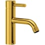 Rohl Campo 1.2 GPM Single Hole Bathroom Faucet with Pop-Up Drain Assembly Unlacquered Brass (Living Finish)