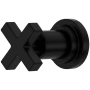 Rohl Lombardia Single Handle 3 Function Diverter / Volume Control Valve Trim - Less Valve Matte Black