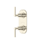 Rohl Lombardia Five Function Thermostatic Valve Trim Only with Dual Lever Handles and Integrated Diverter - Less Rough In Polished Nickel