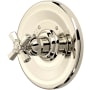 Rohl Palladian Thermostatic Valve Trim Only with Single Cross Handle - Less Rough In Polished Nickel
