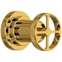 Rohl Campo Single Handle 3 Function Diverter / Volume Control Valve Trim - Less Valve Unlacquered Brass (Living Finish)