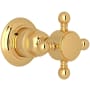 Rohl Acqui Single Handle 3 Function Diverter / Volume Control Valve Trim - Less Valve Italian Brass