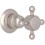 Rohl Acqui Single Handle 3 Function Diverter / Volume Control Valve Trim - Less Valve Satin Nickel