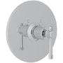 Rohl Campo Thermostatic Valve Trim Only with Single Lever Handle - Less Rough In Polished Chrome