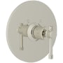 Rohl Campo Thermostatic Valve Trim Only with Single Lever Handle - Less Rough In Polished Nickel