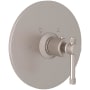 Rohl Campo Thermostatic Valve Trim Only with Single Lever Handle - Less Rough In Satin Nickel