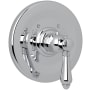 Rohl Acqui Thermostatic Valve Trim Only with Single Lever Handle - Less Rough In Polished Chrome