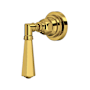Rohl San Giovanni 3 Function Diverter Valve Trim - Less Valve Unlacquered Brass (Living Finish)