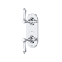 Rohl Five Function Thermostatic Valve Trim Only with Dual Lever Handles and Integrated Diverter - Less Rough In Polished Chrome