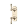 Rohl Five Function Thermostatic Valve Trim Only with Dual Lever Handles and Integrated Diverter - Less Rough In Satin Nickel