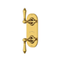 Rohl Five Function Thermostatic Valve Trim Only with Dual Lever Handles and Integrated Diverter - Less Rough In Unlacquered Brass