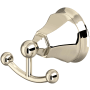 Rohl Palladian Double Robe Hook Polished Nickel