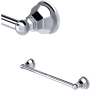 Rohl Palladian 18" Towel Bar Polished Chrome