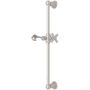 Rohl San Giovanni 21-3/8" Wall Mounted Slide Bar Satin Nickel