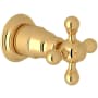 Rohl Arcana Single Handle 3 Function Diverter / Volume Control Valve Trim - Less Valve Italian Brass