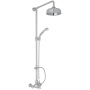 Rohl Arcana Retrofit Shower with Shower Head, Hand Shower, Slide Bar, Shower Arm and Hose Polished Chrome