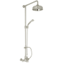 Rohl Arcana Retrofit Shower with Shower Head, Hand Shower, Slide Bar, Shower Arm and Hose Polished Nickel