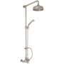 Rohl Arcana Retrofit Shower with Shower Head, Hand Shower, Slide Bar, Shower Arm and Hose Satin Nickel