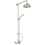 Rohl Arcana Retrofit Shower with Shower Head, Hand Shower, Slide Bar, Shower Arm and Hose Polished Nickel