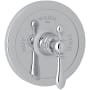 Rohl Arcana Thermostatic Valve Trim Only with Single Lever Handle - Less Rough In Polished Chrome
