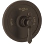 Rohl Arcana Thermostatic Valve Trim Only with Single Lever Handle - Less Rough In Tuscan Brass