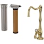 Rohl Acqui 0.5 GPM Cold Water Dispenser with Filter Unlacquered Brass (Living Finish)