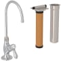 Rohl San Julio 0.5 GPM Cold Water Dispenser with Filter Polished Chrome