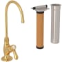 Rohl San Julio 0.5 GPM Cold Water Dispenser with Filter Italian Brass