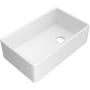 Rohl Allia 32-3/4" Farmhouse Single Basin Fireclay Kitchen Sink White