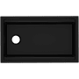 Rohl Allia 33-3/16" Undermount Single Basin Fireclay Kitchen Sink Satin Black