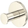 Rohl Amahle Wall Mounted Single Robe Hook Polished Nickel