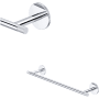 Rohl Amahle 18" Towel Bar Polished Chrome