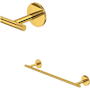 Rohl Amahle 18" Towel Bar Unlacquered Brass (Living Finish)