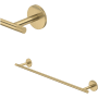Rohl Amahle 24" Towel Bar Antique Gold
